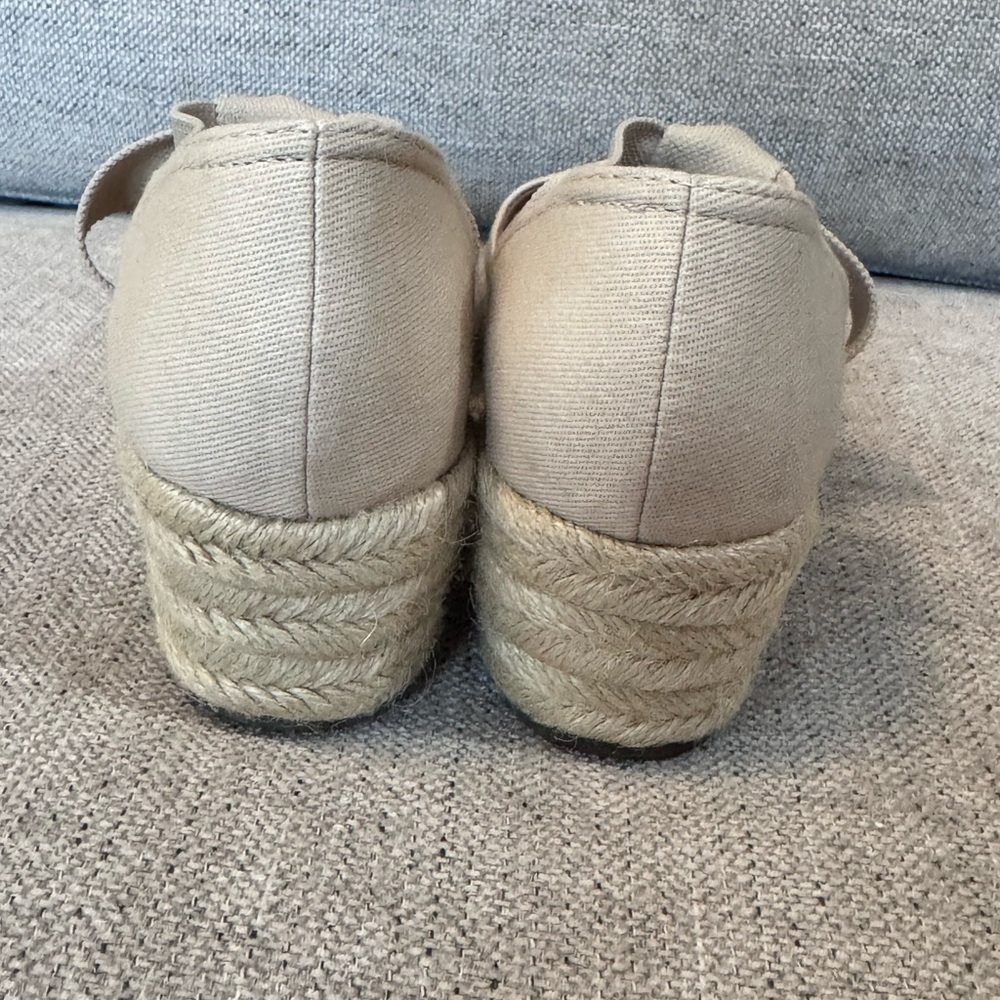 Life Stride Velocity Kascade Cream Espadrilles Wedge with Bow Detail sz 10 - Picture 8 of 15